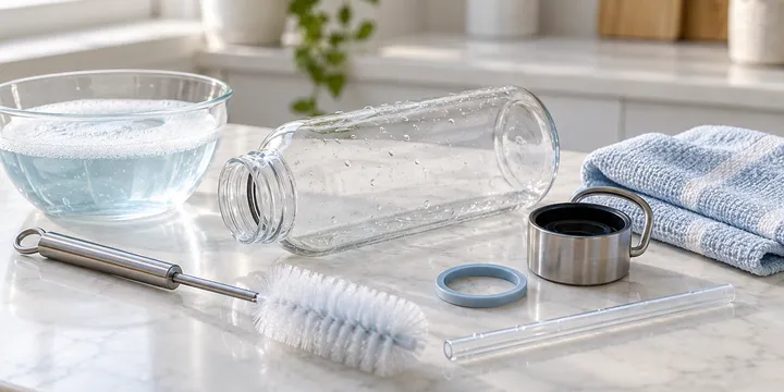How to Clean a Water Bottle: A Safe Routine for the Bottle, Lid and Straw