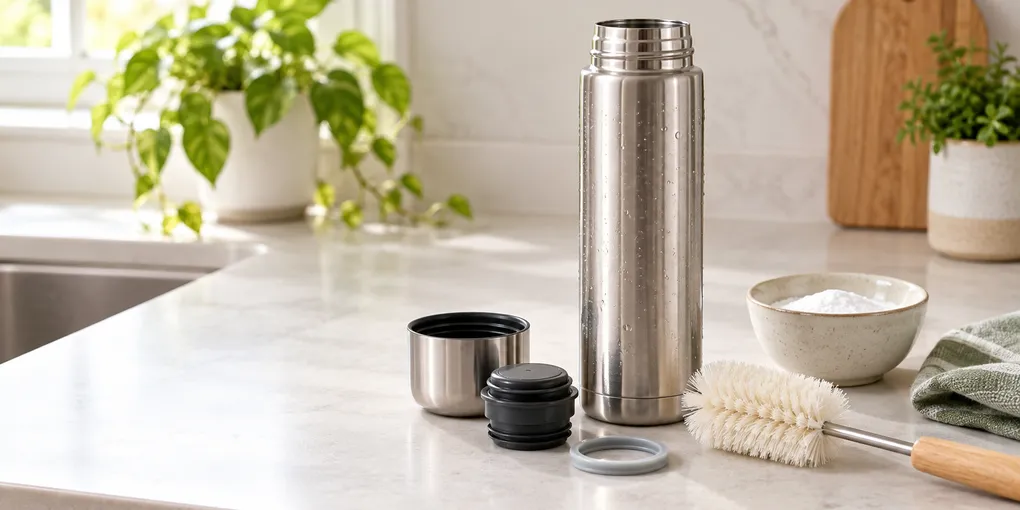 How to Clean a Thermos: Remove Coffee Stains, Odors and Moldy Smells