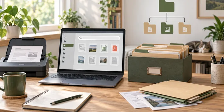 How to Organize Folders for a Searchable Home Document Archive
