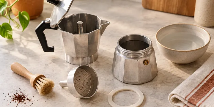 How to Clean a Moka Pot: A Safe Daily and Deep-Clean Routine