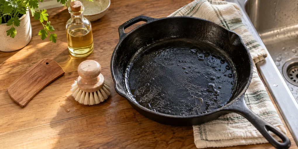 How to Clean a Cast Iron Skillet: A Simple Wash, Dry and Oil Routine