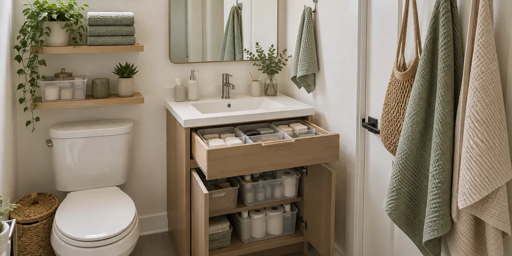 How to Organize a Small Bathroom: 10 Steps for More Usable Space